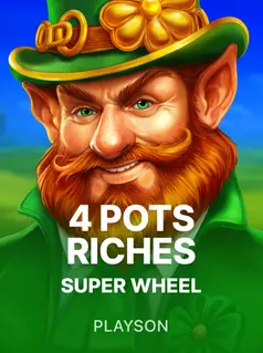 4 Pots Riches Super Wheel slot szerencsekerék mechanikával progresszív jackpotokkal