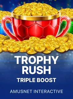 Trophy Rush Triple Boost játék sport témával trófea szimbólumokkal hármas boost funkcióval